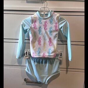 Stitchy Fish Seahorse Two-Piece Swim